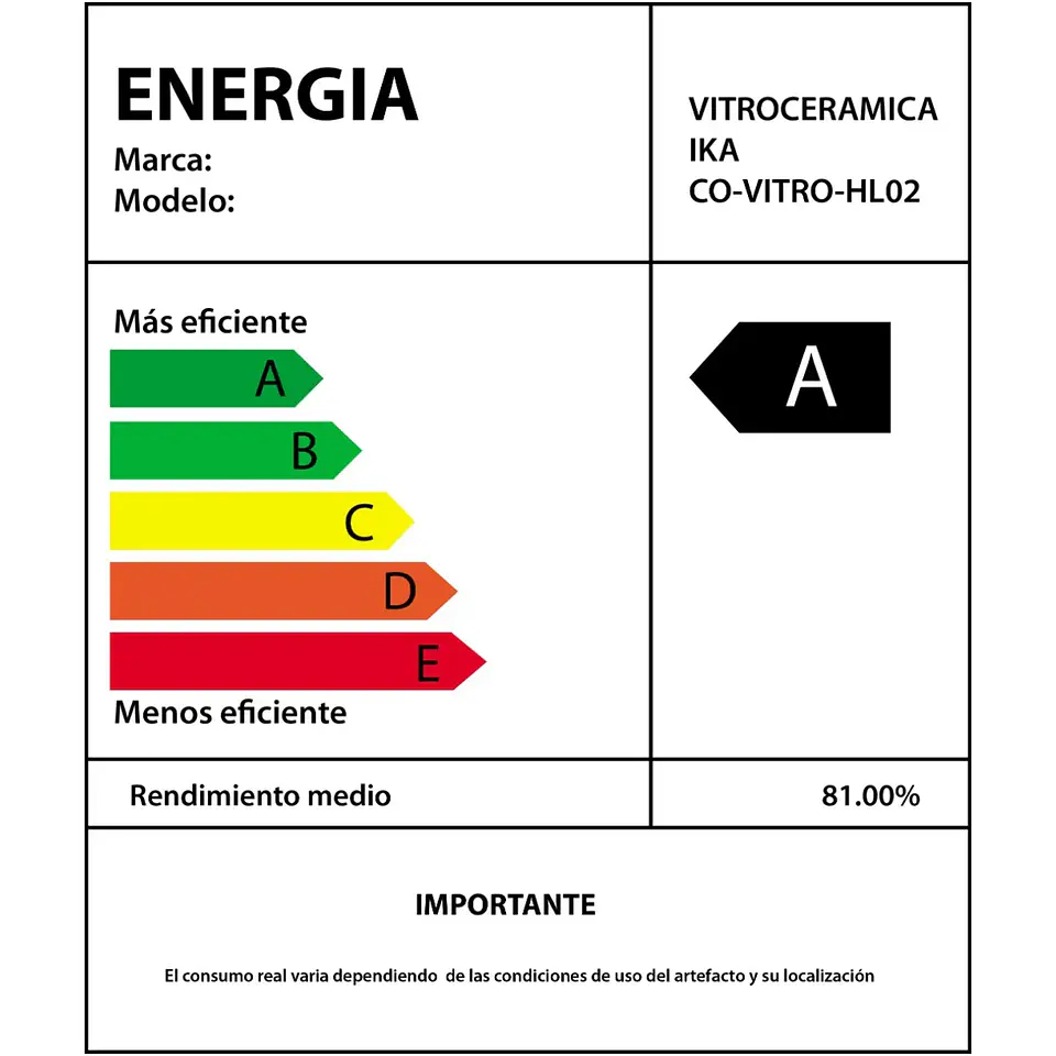 Encimera IKA Vitrocerámica 2 Quemadores 7