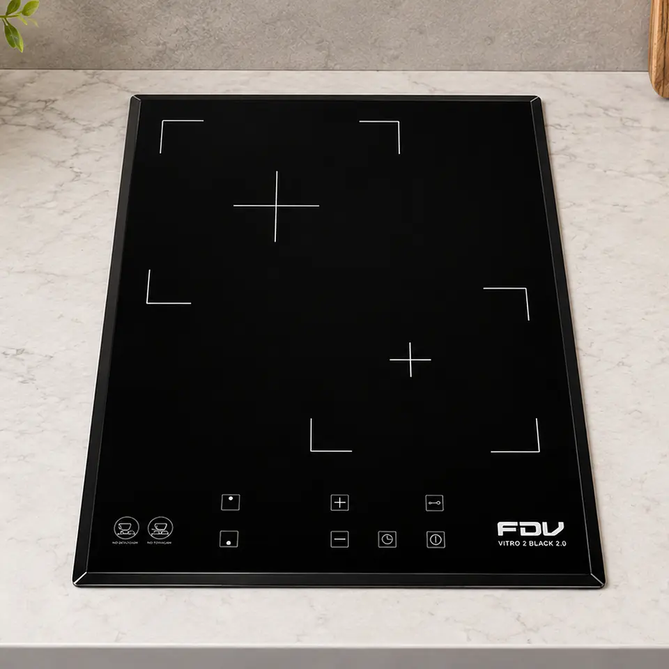 Encimera FDV Vitro 2 Black 2.0 2