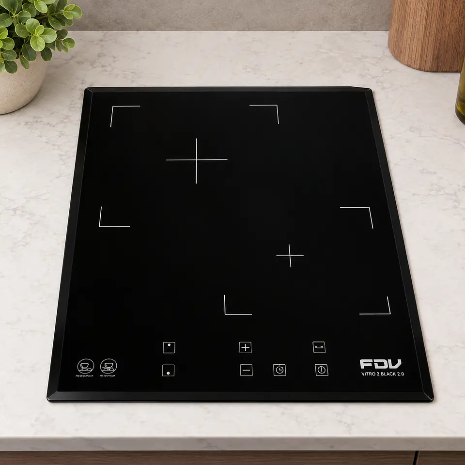 Encimera FDV Vitro 2 Black 2.0 3