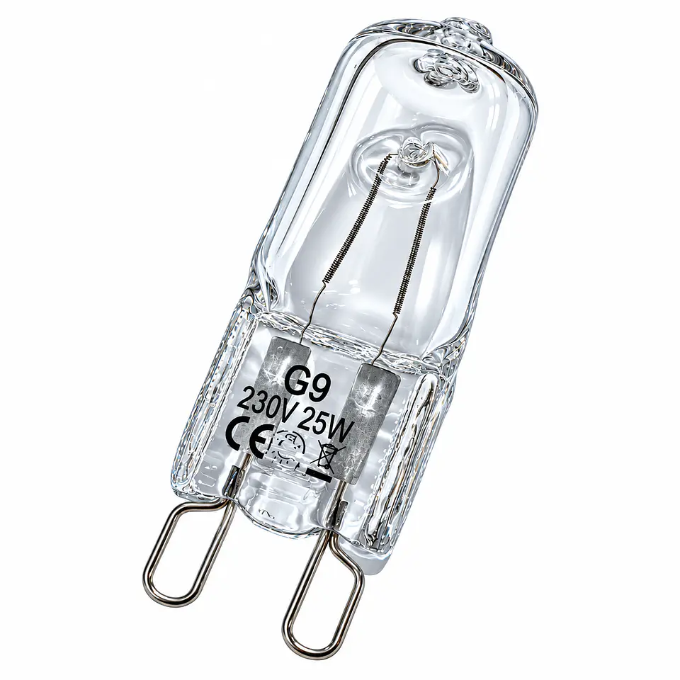 Ampolleta Halógena G9 25W 250° Para Hornos Y Microondas  1