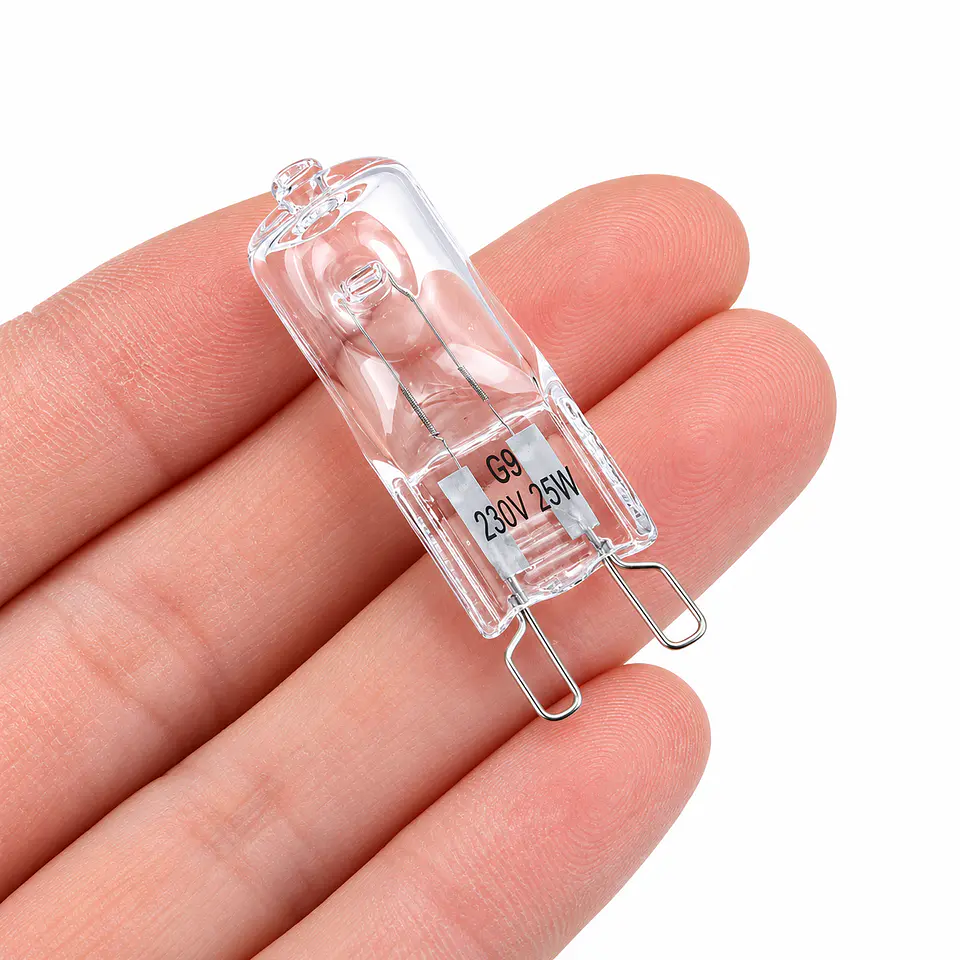 Ampolleta Halógena G9 25W 250° Para Hornos Y Microondas  5