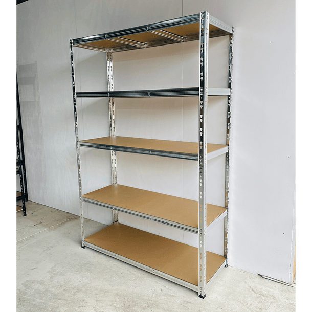 Estante Metálico Boston Galvanizado 180x120x45 cm - 5 Niveles 3