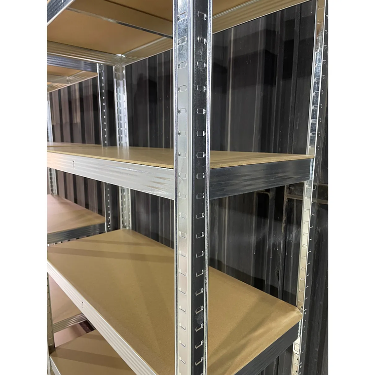 Estante Metálico Lisboa Galvanizado 180x90x40 cm 375kg 4