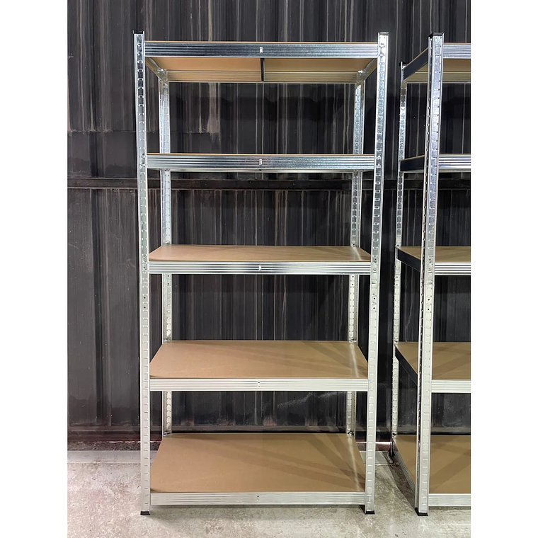 Estante Metálico Lisboa Galvanizado 180x90x40 cm 375kg 5