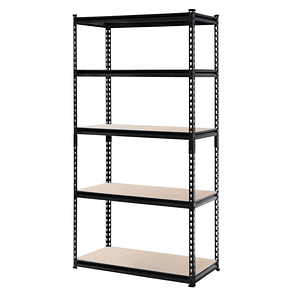 Estante Metálico Bilbao Negro 183x90x40 cm 750kg