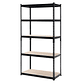 Estante Metálico Bilbao Negro 183x90x40 cm 750kg - Miniatura 1