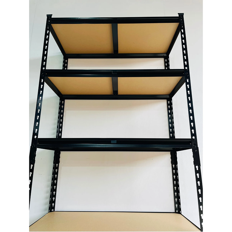 Estante Metálico Bilbao Negro 183x90x40 cm 750kg 4