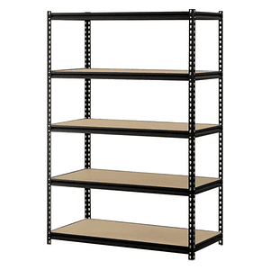 Estante Metálico Bilbao Negro 183x120x45 cm 875kg