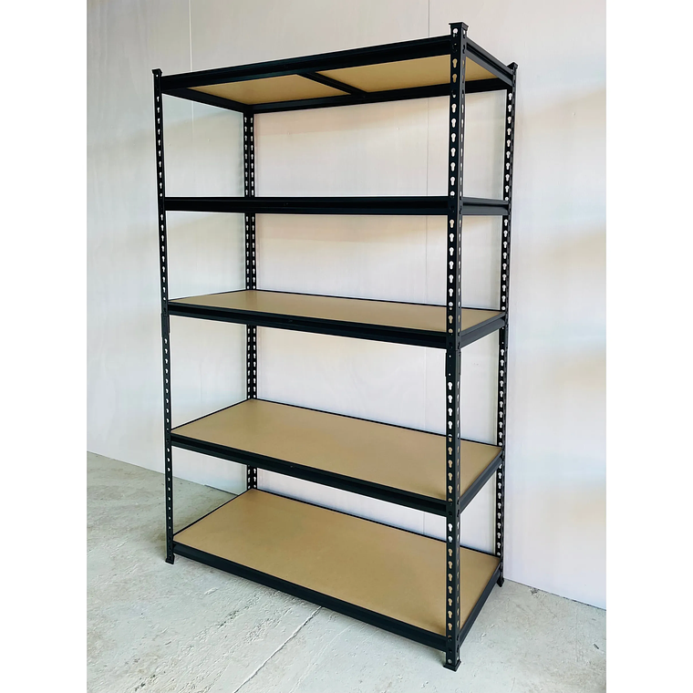 Estante Metálico Bilbao Negro 183x120x45 cm 875kg 4