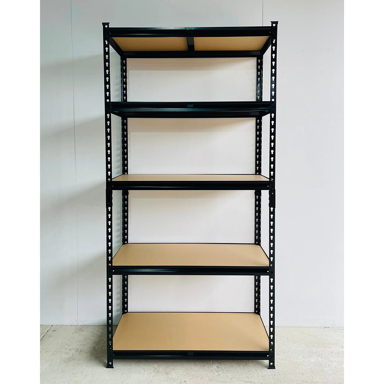 Pack 10 Estantes Bilbao Negro 183x90x40 cm 750kg 4