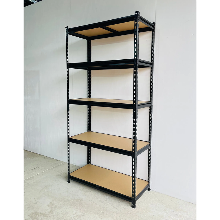 Pack 10 Estantes Bilbao Negro 183x90x40 cm 750kg 7