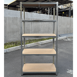 Pack 10 Estantes Lisboa Galvanizado 180x90x40 cm 375kg