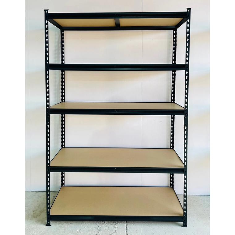 Pack 10 Estantes Bilbao Negro 183x120x45 cm 875kg 4