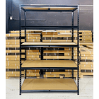 Pack 10 Estantes Bilbao Negro 183x120x45 cm 875kg 7