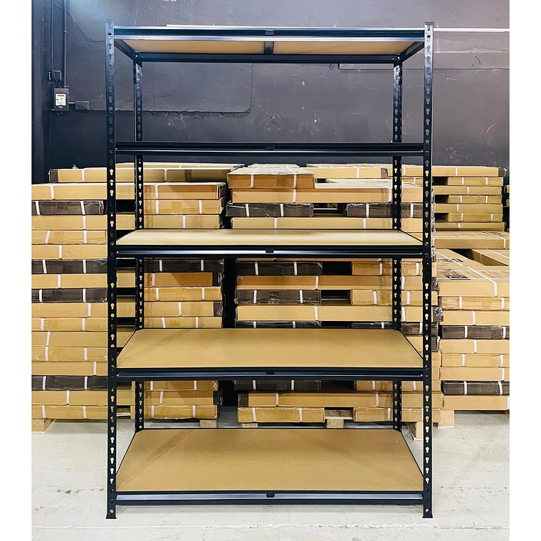 Pack 10 Estantes Bilbao Negro 183x120x45 cm 875kg 7