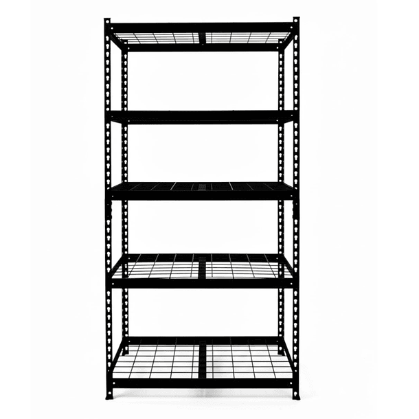 Estante Metálico Sevilla Negro 183x90x40 cm 750kg 5