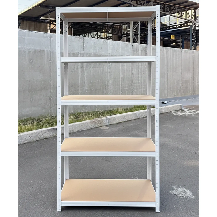 Pack 10 Estantes Lisboa Blanco 180x90x40 cm 375kg 2