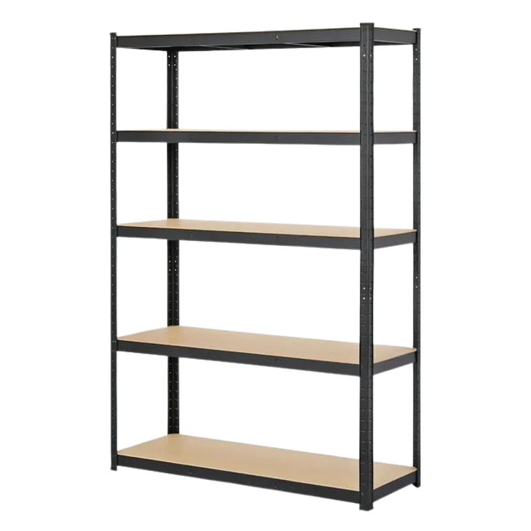 Pack 10 Estantes Porto Negro 180x120x45 cm 500kg 3