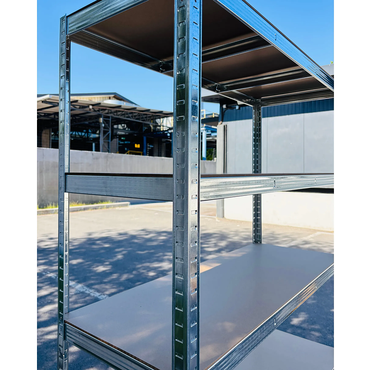 Pack 10 Estantes Porto Galvanizado 180x120x45 cm 500kg 5