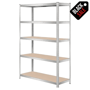 Estante Metálico Porto Galvanizado 180x120x45 cm 500kg