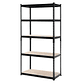 Estante Metálico Bilbao Negro 183x90x40 cm 750kg - Miniatura 1