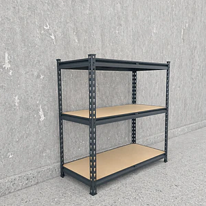 Mesón Metálico Bilbao Negro 90x90x40 cm 450kg