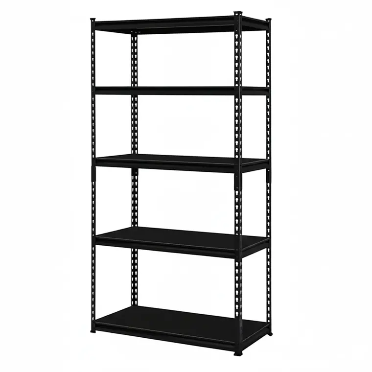 Estante Metálico Bilbao Total Black 183x90x40 cm 750kg 1