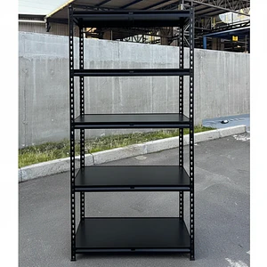 Estante Metálico Bilbao Total Black 183x90x40 cm 750kg