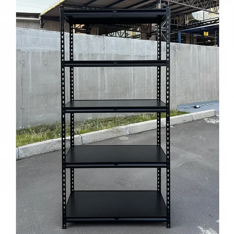 Estante Metálico Bilbao Total Black 183x90x40 cm 750kg 2