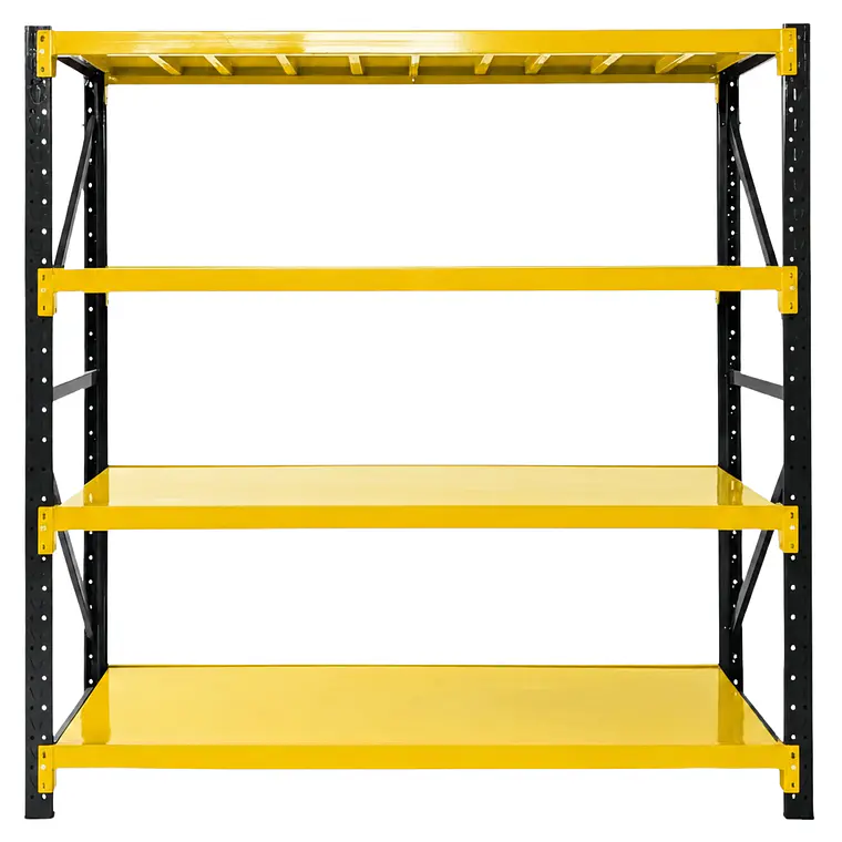 Rack Metálico Milán 200x200x60 cm 2.000kg Negro/Amarillo 2