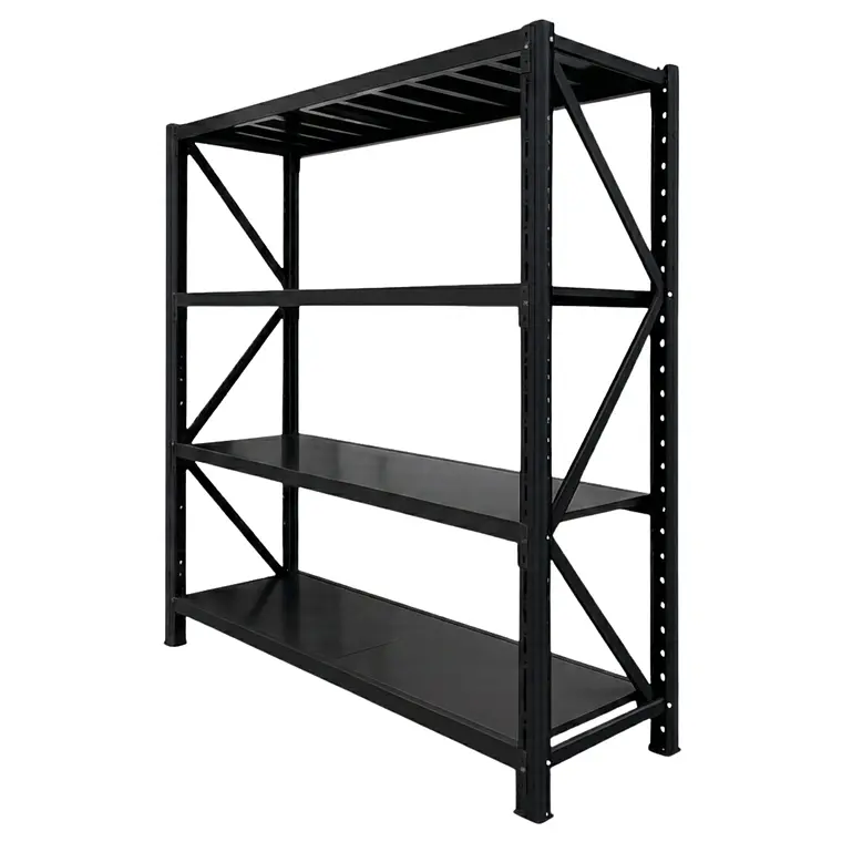 Rack Metálico Milán 200x200x60 cm 1.200kg Negro 3