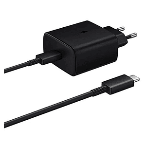 Cargador  mas cable Samsung  tipo C 45W carga Full Rapida