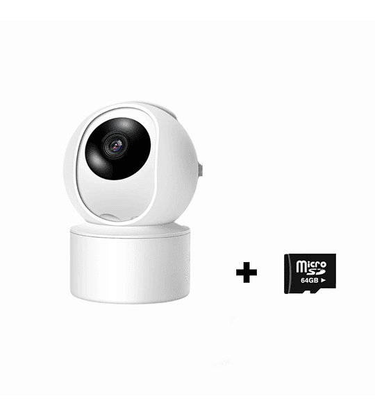 Camara Wifi interior 5MP PTZ incluye tarjeta SD 64GB