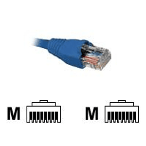 Cable UTP Patch Cord Cat5e 1m  AZUL