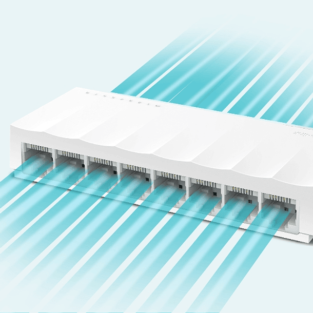 Switch de escritorio TP-LINK LS1008 8-port 10/100 Mbps  4