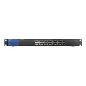 Switch Linksys LGS124P No Admin. 24-port Gigabit (12PoE)