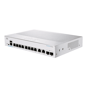 Switch Cisco Rackeable CBS350 Administrable 8-port GE ext PS 2x1G