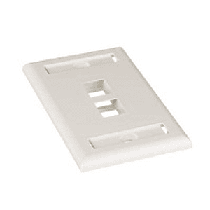 Face Plate 2 puertos - Blanco Netkey Panduit