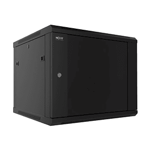 Gabinete Rack 12U de pared fijo 600x450mm 1 ventilador NXT