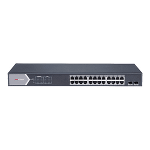 Switch L2 Hikvision Administrable 24-port Gigabit PoE+ 2-port SFP 370W