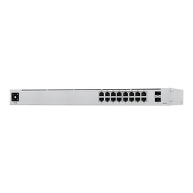 Switch Ubiquiti USW-16-POE 16-port con 8xGE PoE+ 42W y 8xGE no PoE y 2xSFP