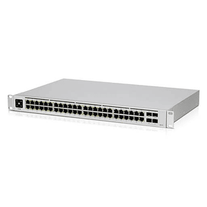 Switch Ubiquiti USW-48-POE 48-port - 32xGE PoE+ 195W y 16xGE no PoE y 4xSFP