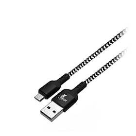 Cable USB 2.0 A m a micro-.USB B m trenzado XTC-366 Xtech