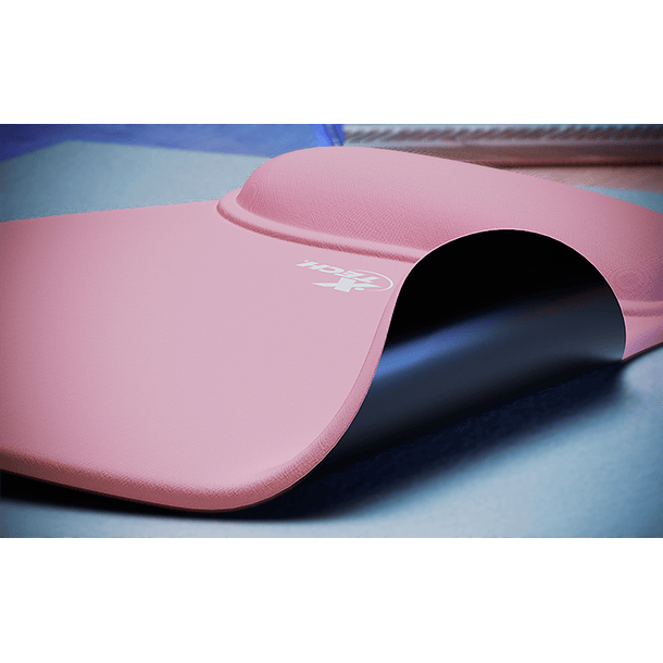 Mouse Pad Skadi Gamin Gel con soporte para muñeza Rosa XTE-530 Xtech 4