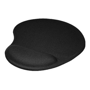 Mouse Pad ergonomico de Gel Negro KMP-100B KlipX