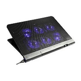 Base enfriadora gaming hasta 17" luces LED