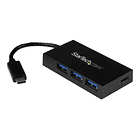 Adaptador USB 3.0 Hub 4-port  USB-C to 1 USB C y 3 USB-A Startech 1