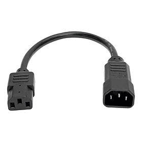 Cable C14 A C13 30.48cm 10A IEC-320 TRP