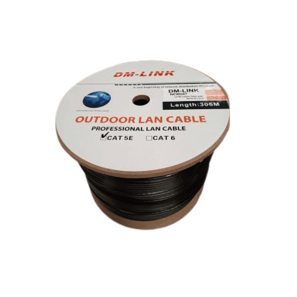 UTP Exterior CAT5 100% cobre 0.47mm 305mts