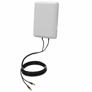 Antena Panel MIMO 9dBi 2-SMA-M/5mt  698-960 1710-2700MHz Pol-X Antena Panel 26x17x6cm